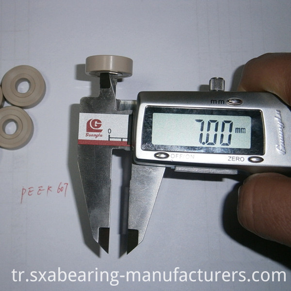 607 High Temperature and Speed Plastic Ball Bearing